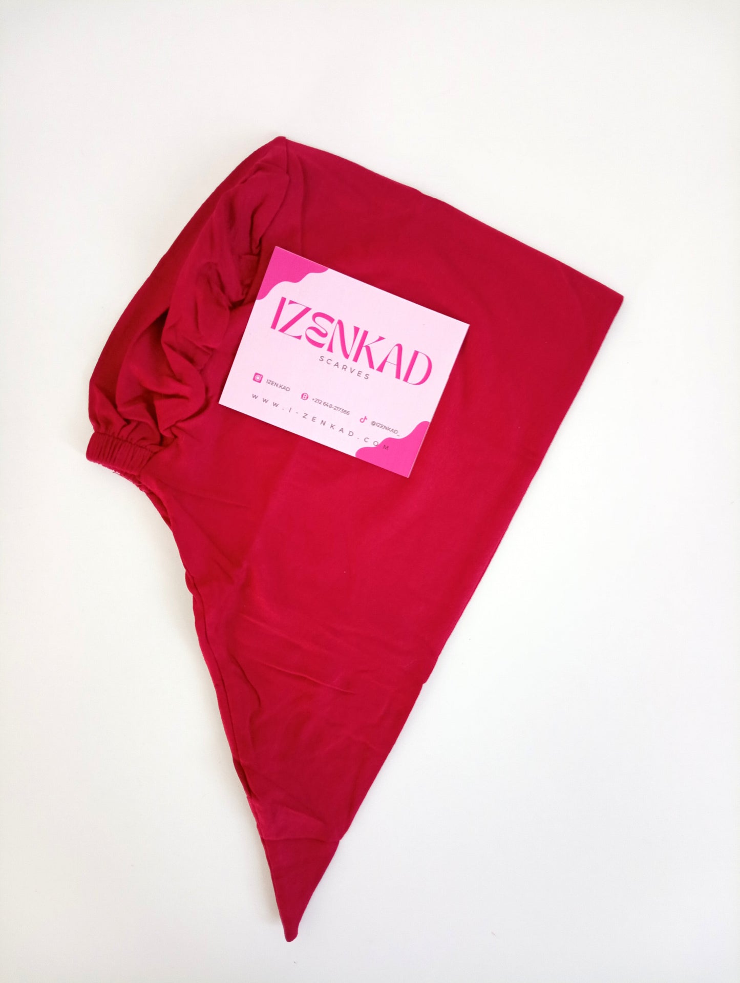 Bonnet hijab - Dark red