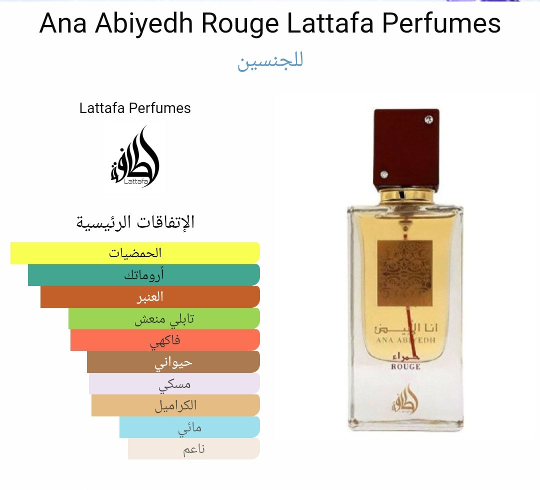 Ana Al Abiyedh Rouge - Lattafa